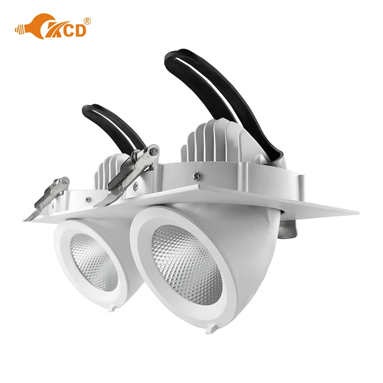 KCD New design led down light 2*35W for commercial exhibition shows