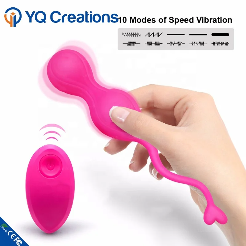 10 Speeds Remote Control Anus Kegel Ball USB Charged Waterproof Sperm Shaped Silicone Vibrator Eggs Sex Toys Sex Play