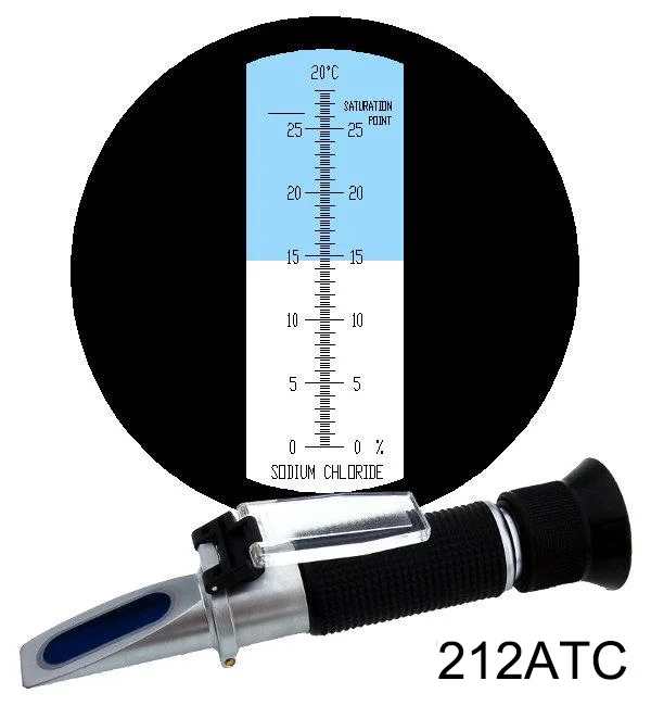 0-28% лучший рефрактометр солености atc