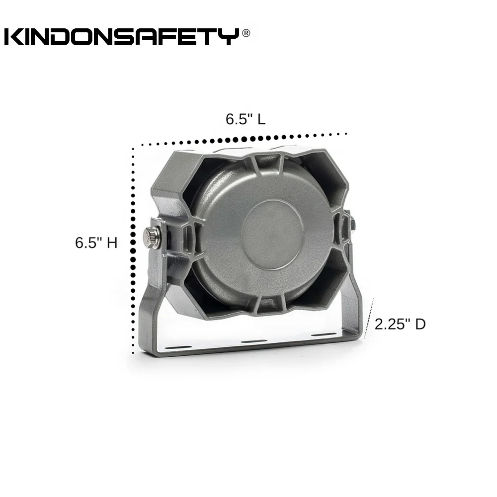 Kindonsafety; Новинка; Обувь на плоской подошве громкий звуковой сигнал 100W 150W для скорой помощи пожарная машина полиции светодиодный свет бар 8 или 11 Ом LS165-Black