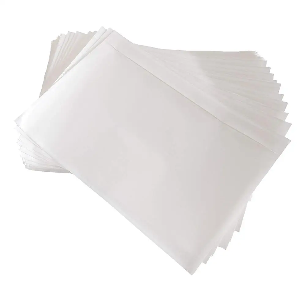 adhesive packing slip pouch
