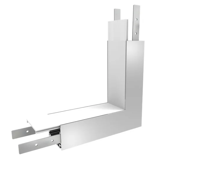 
 Промышленное Внутреннее освещение с поверхностным монтажом, светодиодная линейная полоса, трехстороннее освещение  