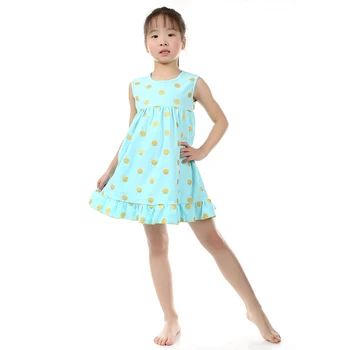 Wholesale summer fashion baby girls names of girls dresses western party wear dresses