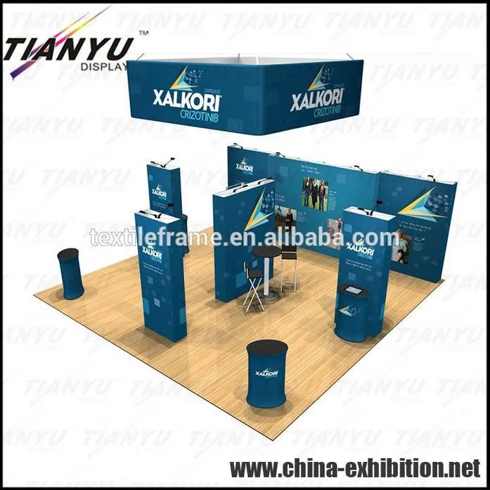 Creative Cosmetic Exhibit Booth Design - China & USA