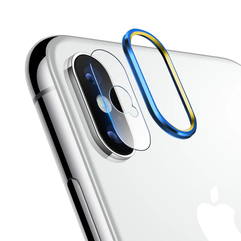 Металлическое защитное кольцо для объектива камеры iphone 7 8 plus x xs max