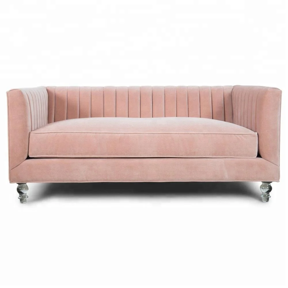 Sale 2 Seater Pink Sofa In Stock 