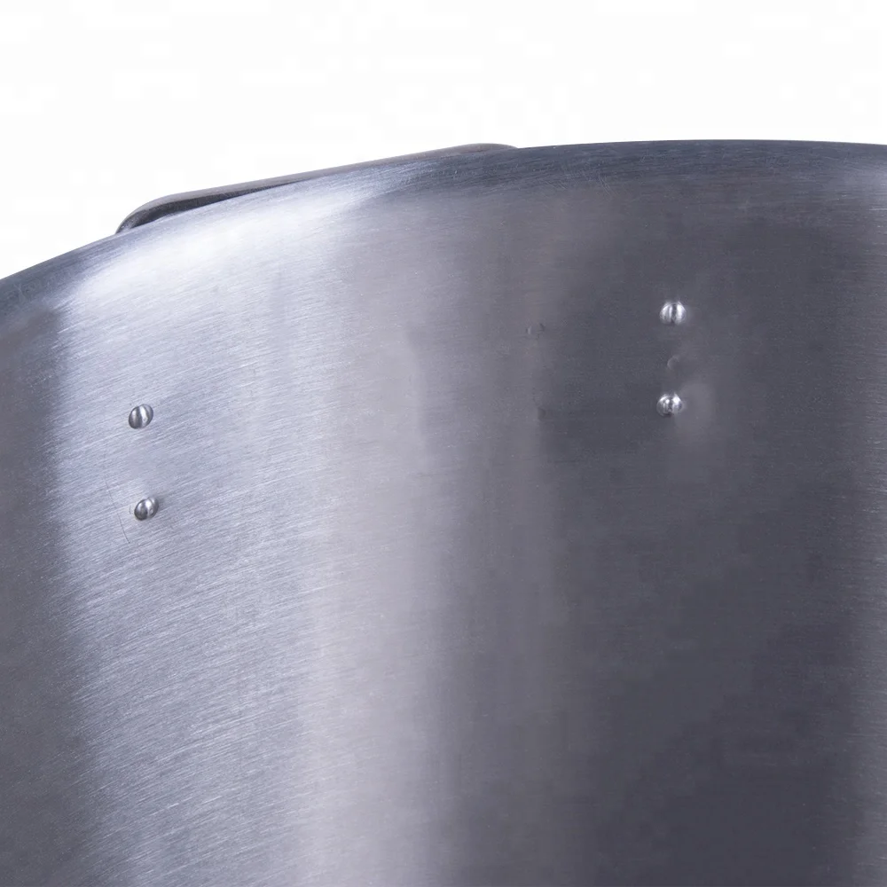 Commercial Kitchenware Stock Pot Cooking 25 Gallon Pot Camping Pot Cookware Set Stainless Steel Metal Buckets American Style
