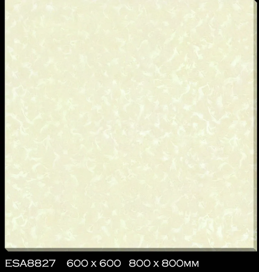 24x24 White Nano Polished Porcelain Tile Durable Stylish