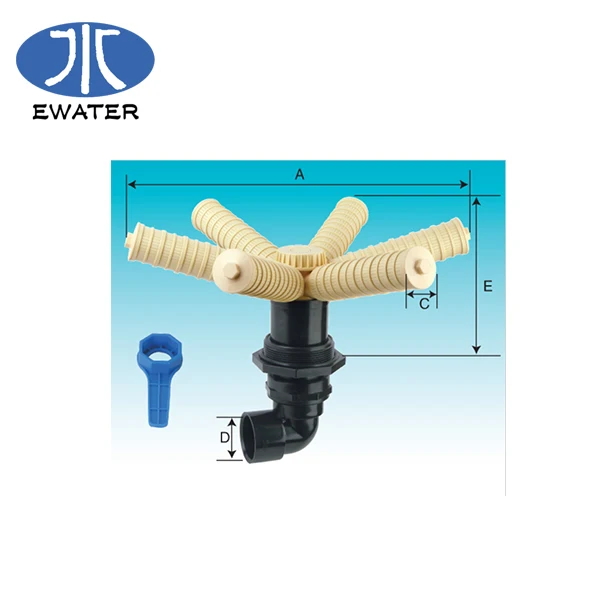 Filter  Lateral  Nozzle  Filter  Tank  Distributor  FRP  Pressure  Vessel  Water  Distributor  for  Water
