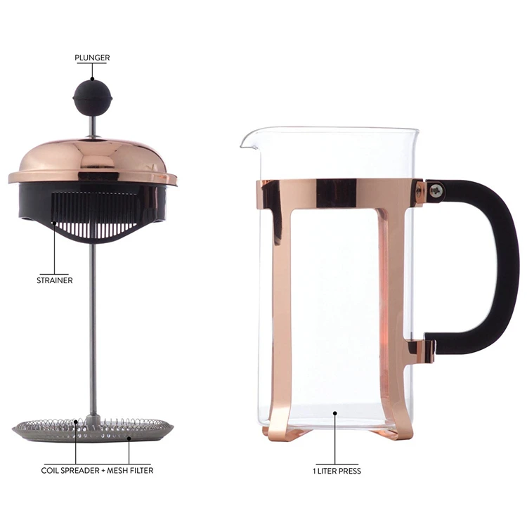 French Press - Rose Gold – Grounds4Cause