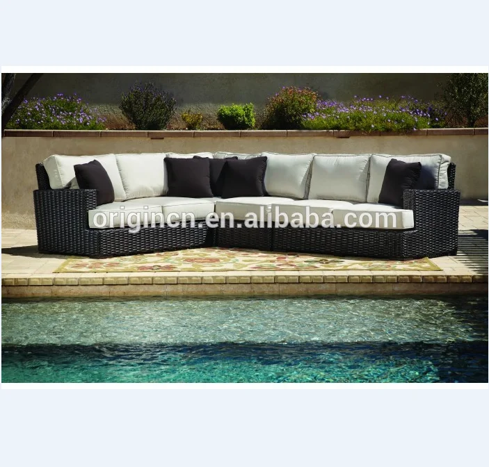 6 seater rattan garden sofa set