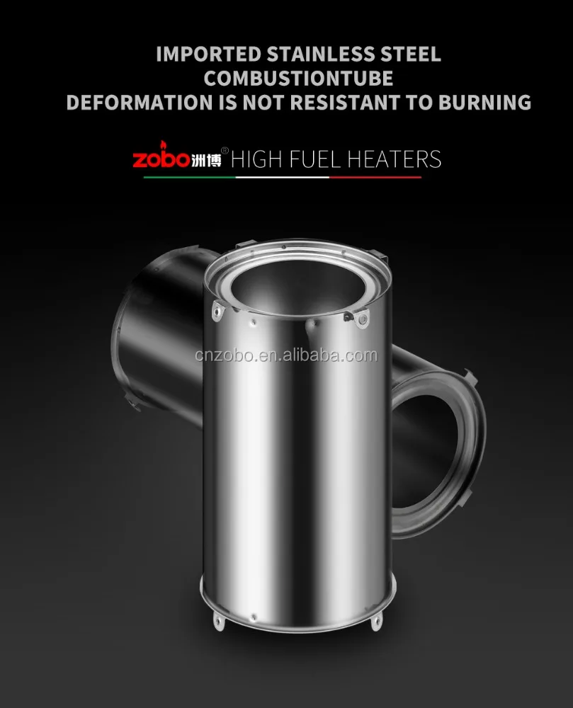 Use in Greenhouse Big Power Indirect Forced Air Diesel Heater Hot Product  Portable Design with Handles and Wheels Automatic