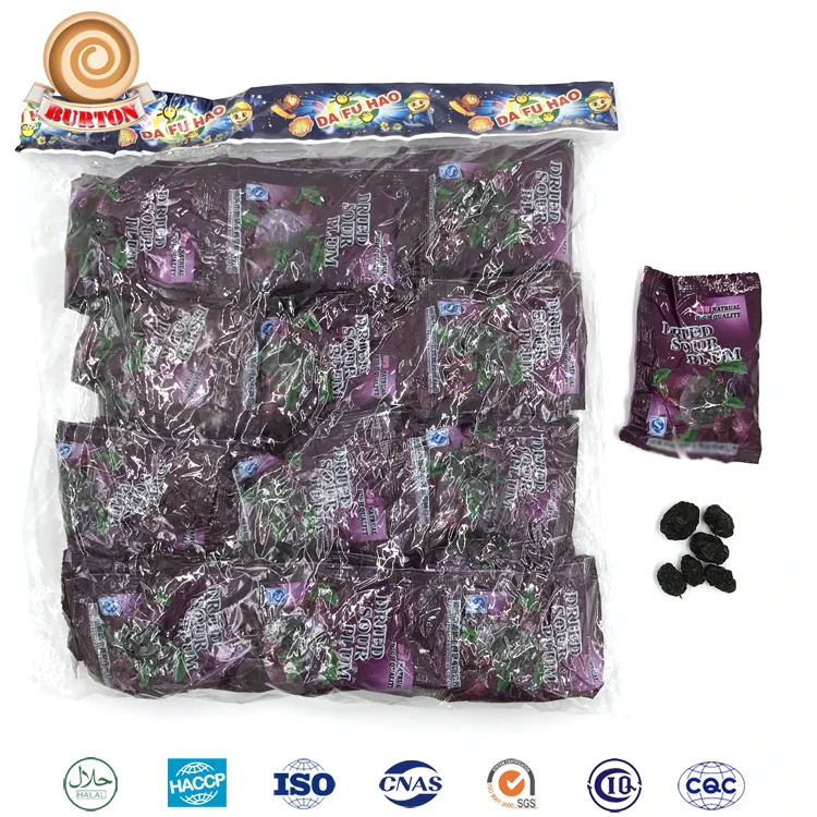 Консервированные кислая черная слива фрукты Китайская слива