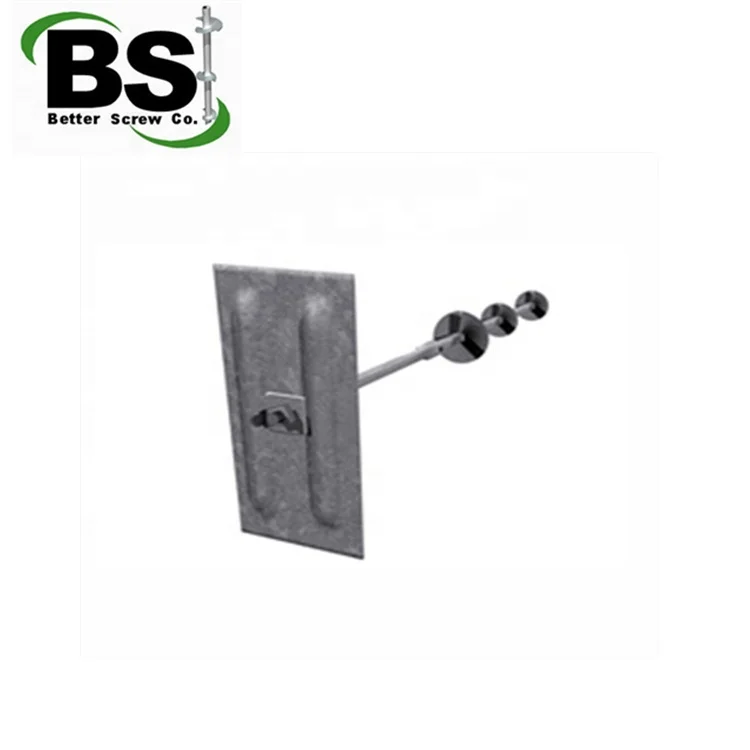Gravity Retaining Wall Block Helical Tie Back Anchors for Foundation Repairs