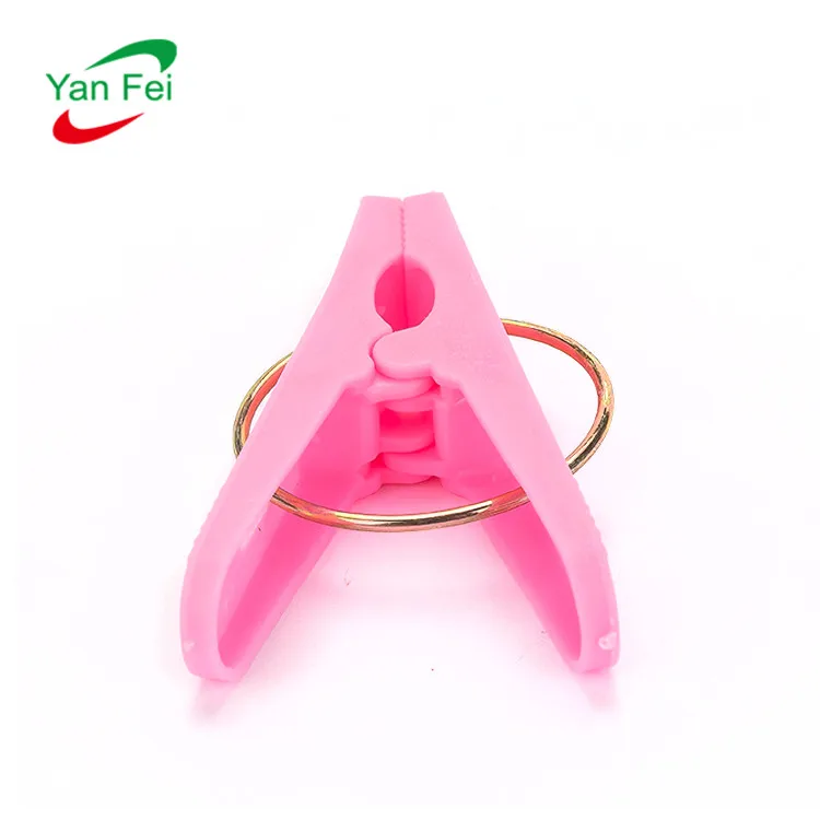 New Product Colorful Plastic Cloth Clip Wholesale Manufacturer Price Factory Supply Short Plastic Clothes Hanger Clothespin
