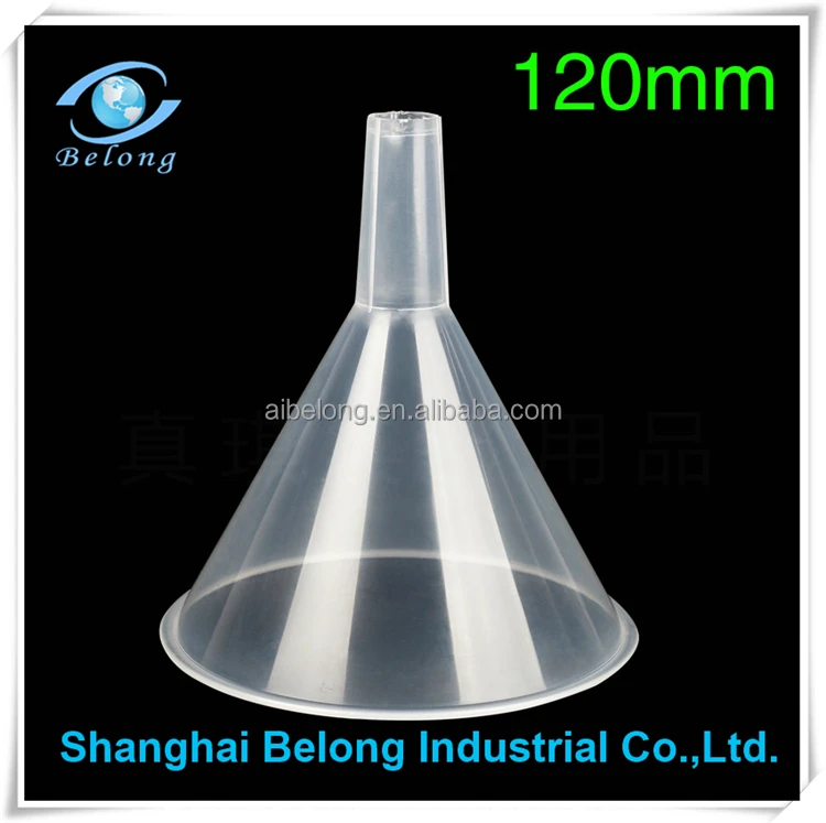 IBLEONG Excellent Performance Different Sizes Transparent Laboratory Plastic Funnel 50 60 75 90 120 150mm
