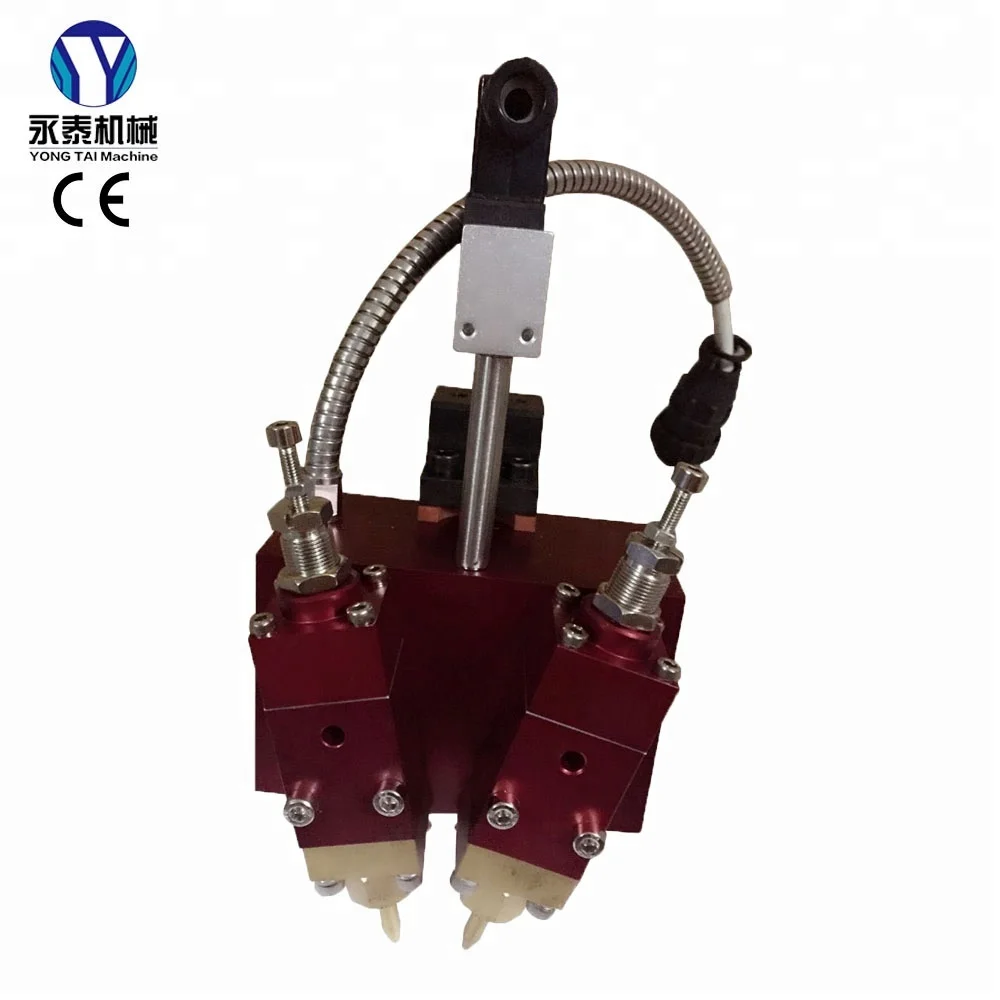 CE Промышленный Автоматический термоплавкий клеевой пистолет с двойной головкой для упаковки