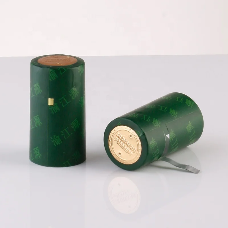 Blue Color PVC Heat Shrink Capsules for Wine Bottles