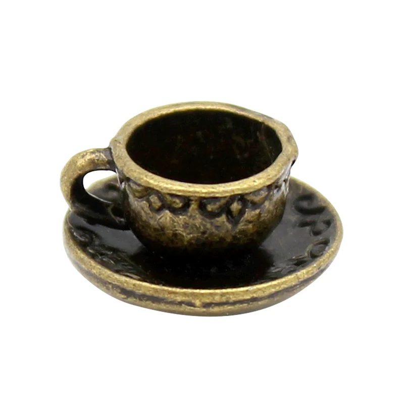 
3D кофейная чайная чашка, недорогие Подвески ручной работы, подвески для рекламных подарков, аксессуары для обуви 