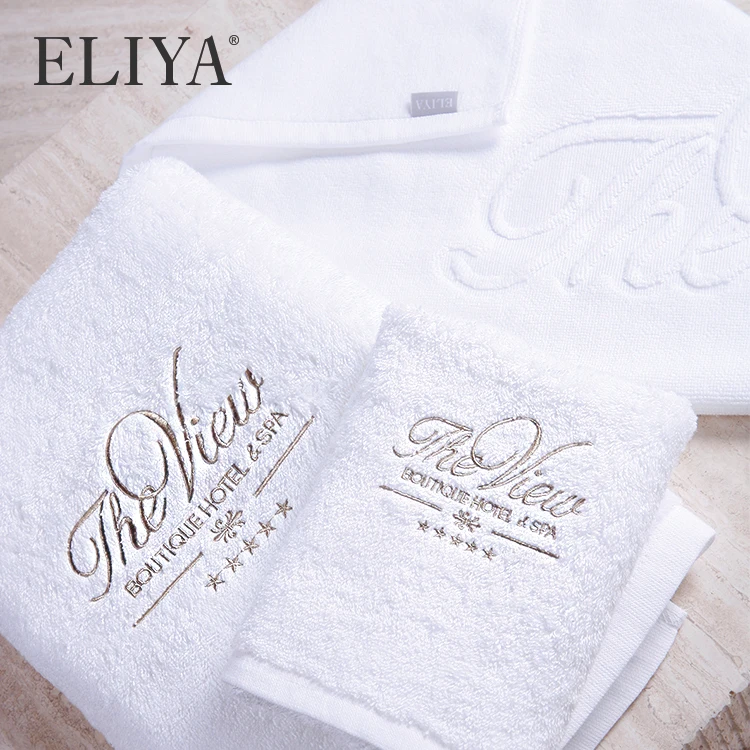 リッツ カールトンバスタオル リッツカールトンホテル100コットンタオルバス刺Embroidered用品