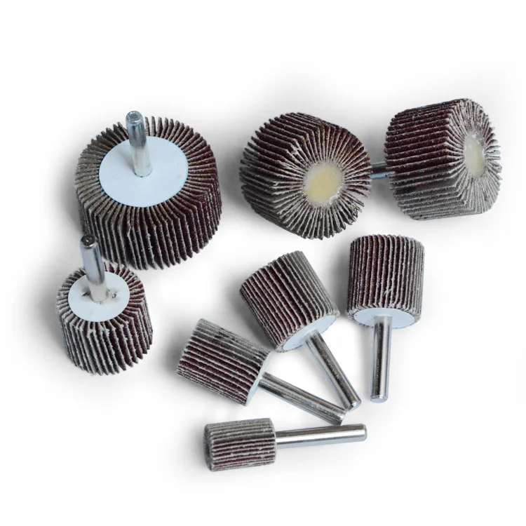 Абразивное откидное колесо с валом для Matel и дерева