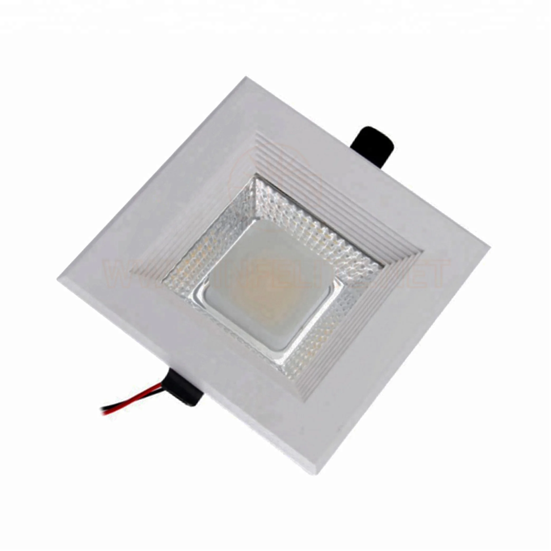IN-DL108 Square Recessed Indoor Office Store Die Cast Aluminum 8W 10W 15W 20W 30W COB LED Ceiling Downlight Down Light Fixture