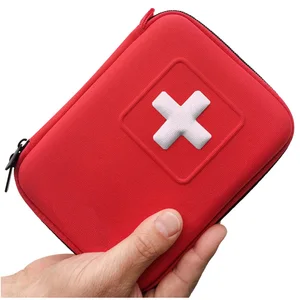 Waterproof empty medical Hard Shell EVA Case bag first aid kit box