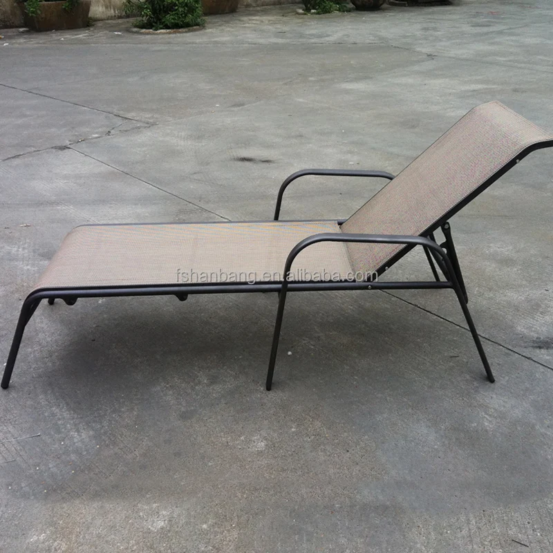 Outdoor Polyurethane Polyethylene Pool Chaise Chair Sun Lounger