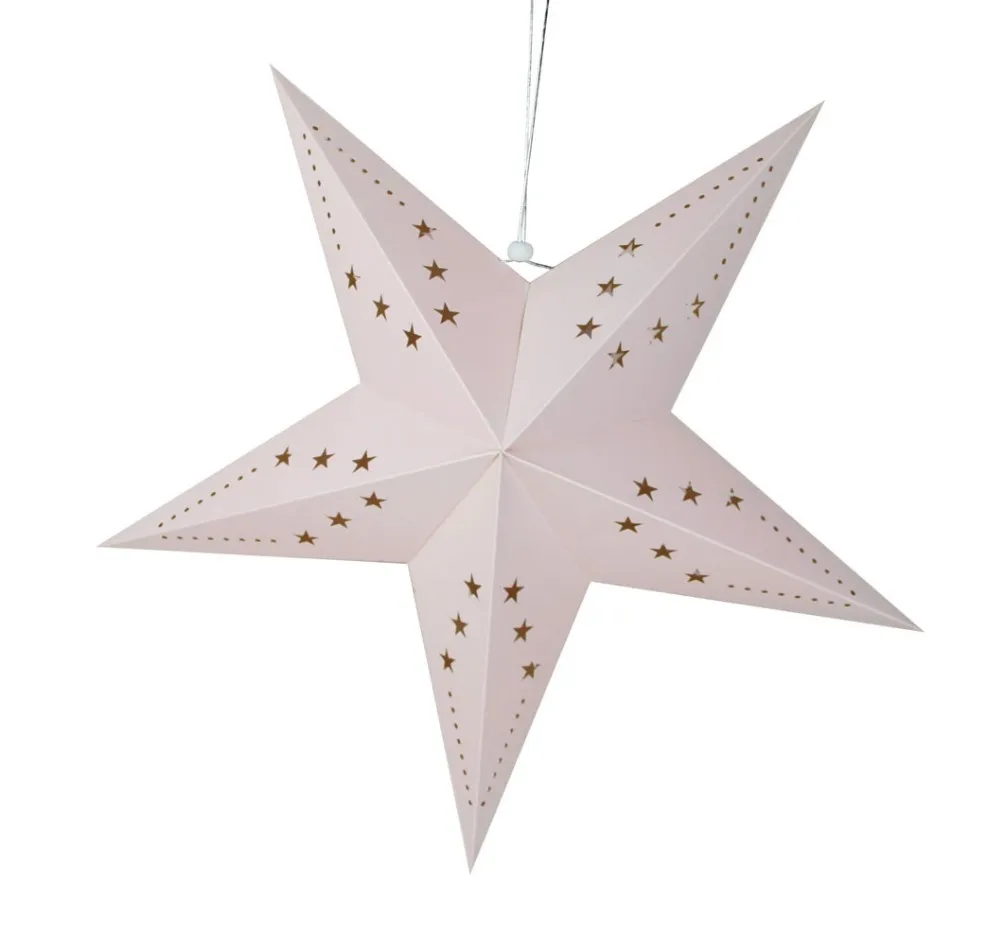 Leadigol Papierstern-Laternen, 6 Stück, 30 Cm, Bunt – 3D-Ausschnitt Für Hochzeit, Weihnachten & Deko