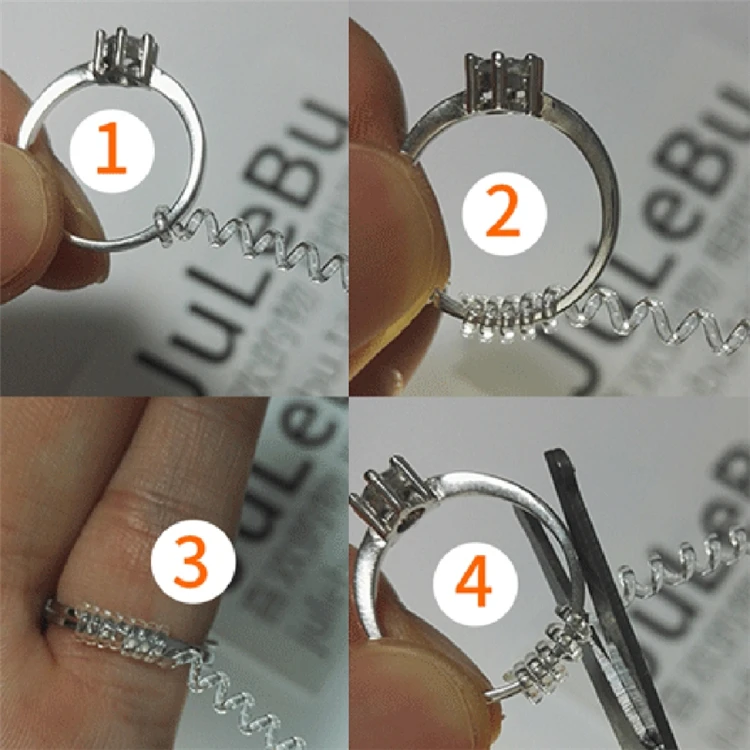 Source Ring Size Adjuster with Jewelry Polishing Cloth for Loose Rings on  m.
