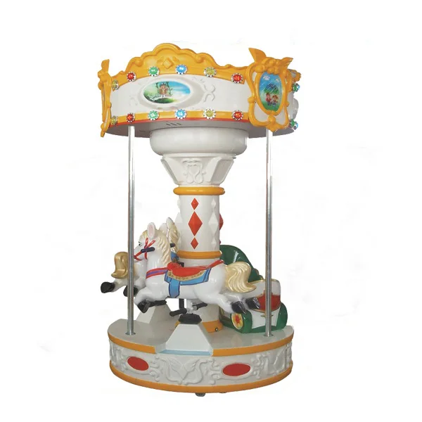 High Quality Custom Design 400W Outdoor Commercial Carousel Ride 3 Seats Small Carousel Carousel Ride