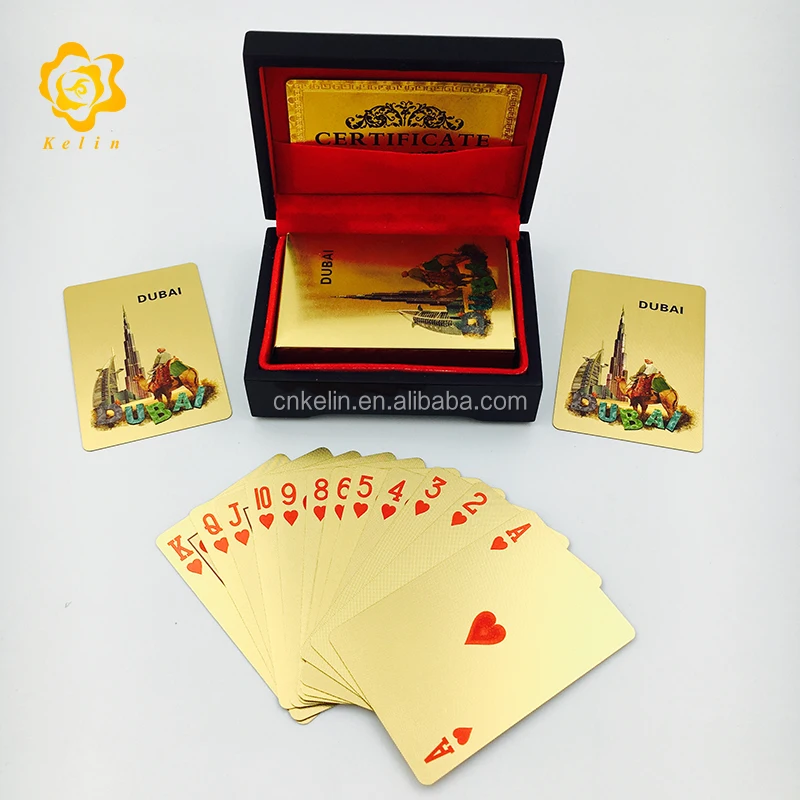 24カラットゴールド トランプ 認証書付き 24カラットゴールド トランプ 認証書付き 24カラットゴールド トランプ