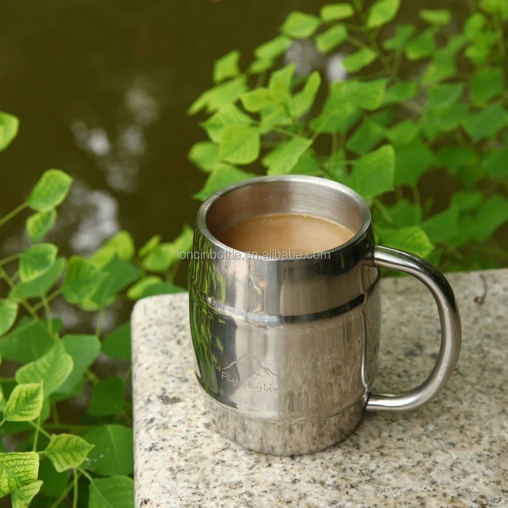 12 oz insulated coffee mug with handle 12 oz Insulated Tumbler with Handle main image 1