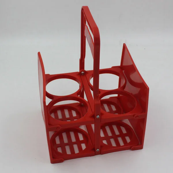 Plastic Foldable 4 or 6 Pack Bottle Plastic Beer Carrier