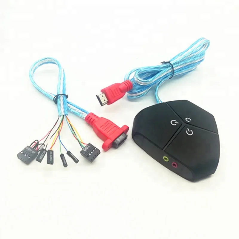 Best Selling Desktop PC Computer Case Power Supply Switch Reset HDD Push  Button Switch