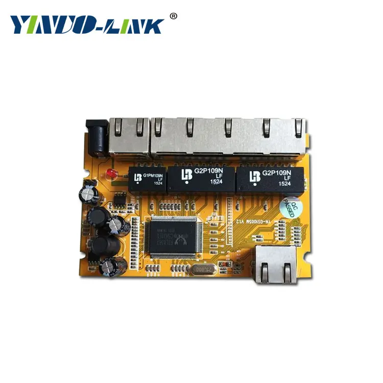 RTL8367 6 порт Gigabit Ethernet-коммутатор Поддержка модуля (разработанно специально для заказчика)/поо (производство оригинального