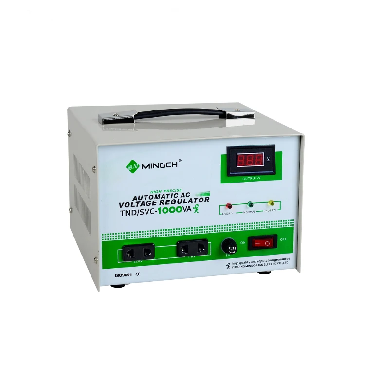 MINGCH CE Single Phase Svc-1kva 2kva 3kva 5kva 7kva 10kva Ac Automatic Voltage Regulator Home Stabilizer 6KVA
