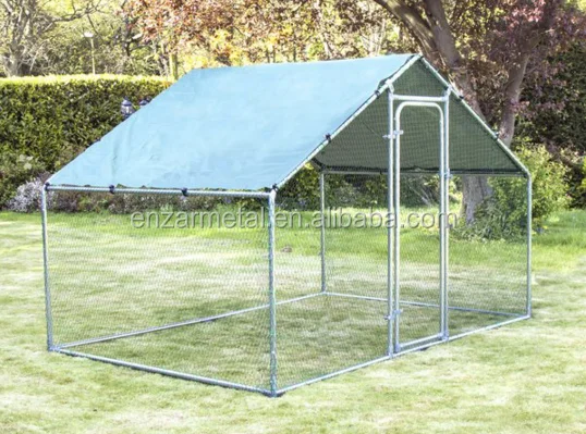 Chicken Coop with Triangle Roof
