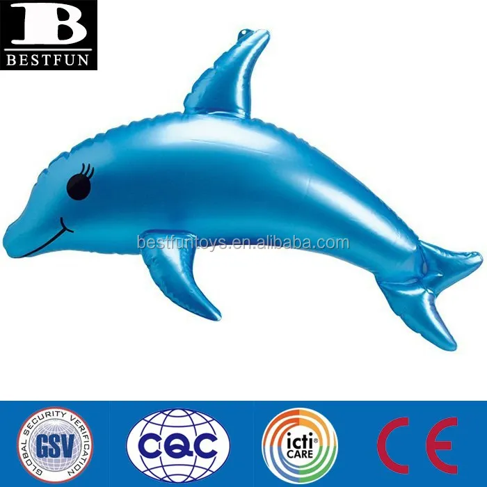 Hanging Inflatable Dolphin Pool Toys PVC Animals Water Beach Toys Novelties Toys Inflatable Customized Balloon