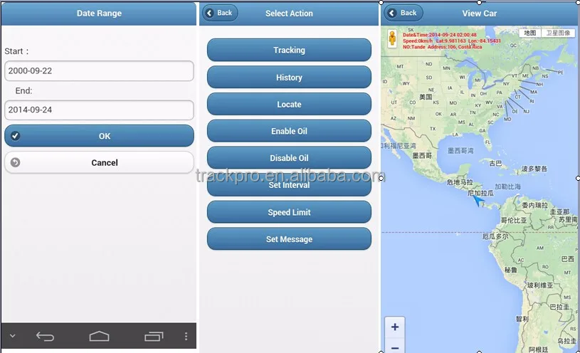 Free Google Map GPS Tracking Software with Android/IOS App for GPS tracker