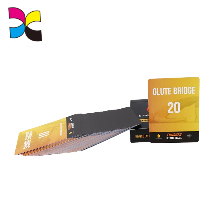 Стандартный размер пользовательский собственный дизайн игровые карты и коробка пользовательская печать