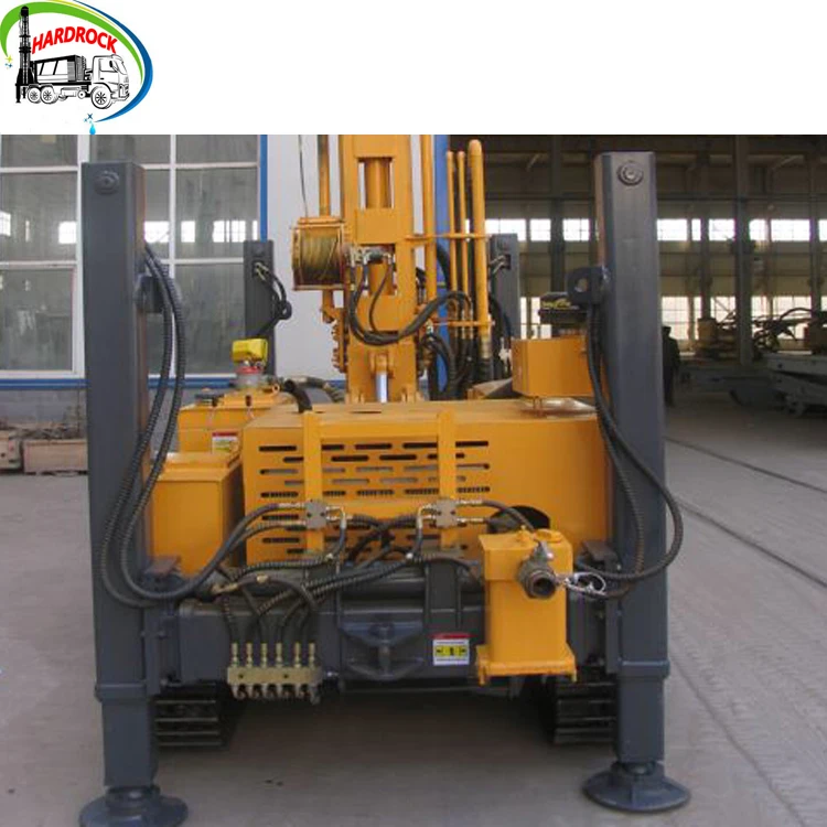 Motorised Rig Powerful 600m Diesel-powered Hydraulic Trailer Mounted Core Drilling ...
