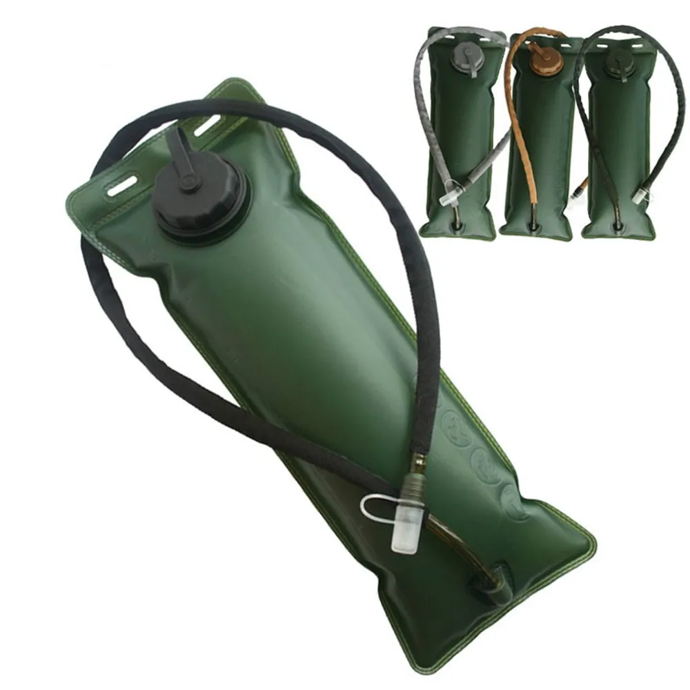 3 litros bolsa de agua leakproof Cycling agua-burbujas bolso Army Green 