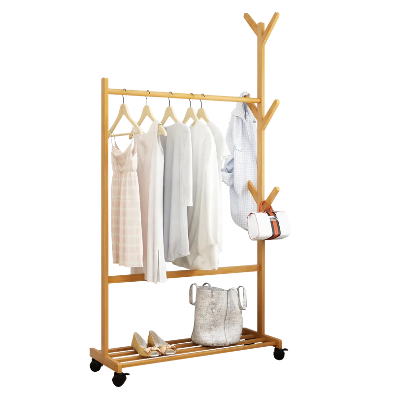 Handmade, Natural Wood, Clothes Rack, Clothes Rail Home Office Use