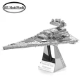 Imperial Star Destroyer model laser cutting 3D puzzle DIY metalic spacecraft jigsaw free shipping Star war