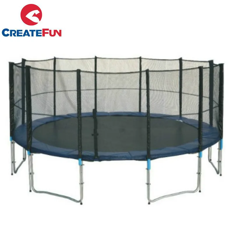 CreateFun TUV GS 6ft 8ft 10ft 12ft 13ft 14ft 15ft 16ft Jump Round Trampoline with Safety Net
