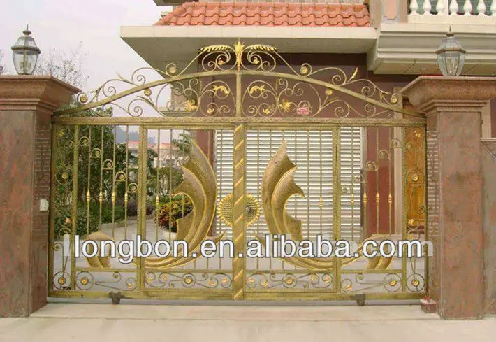Manufacture Outdoor Garden Wrought Iron Gate Paint Colors High Quality
