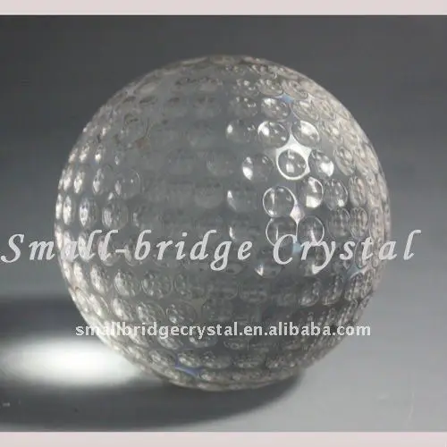 Crystal craft carving Golf Ball