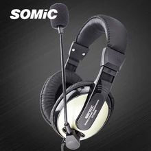 Somic New Fashion ST-2688 Stereo Music Gaming Headset Headphone Earphone with Microphone 3.5mm plug for PC