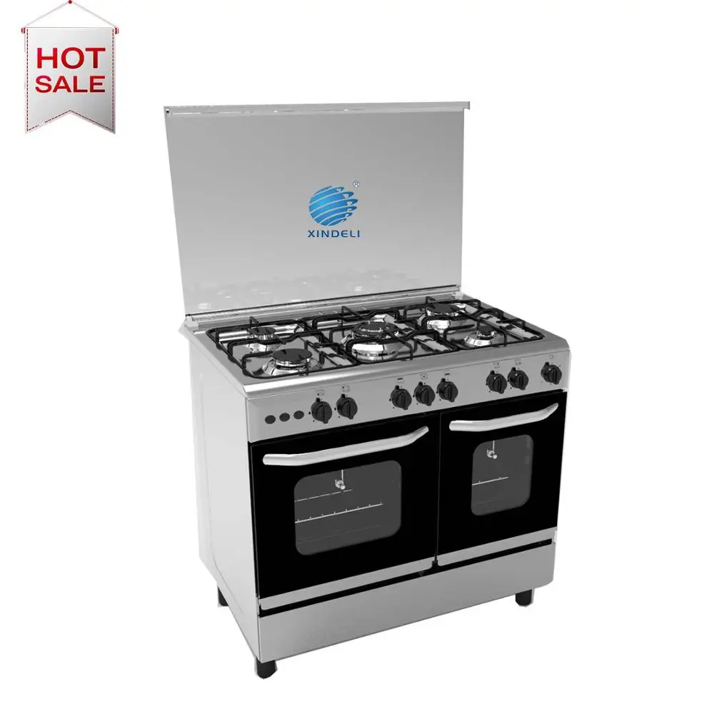 freestanding gas cooker with double oven